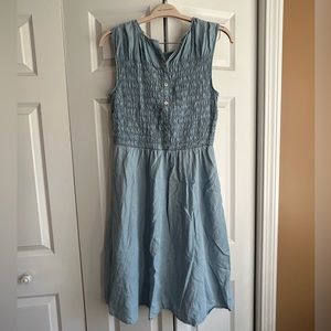 SOFT SURROUNDINGS LIGHT BLUE DRESS-M